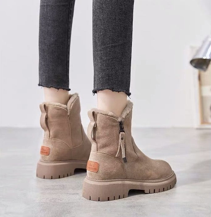 WW | Moderne Stiefeletten Mit Weichem Fleecefutter