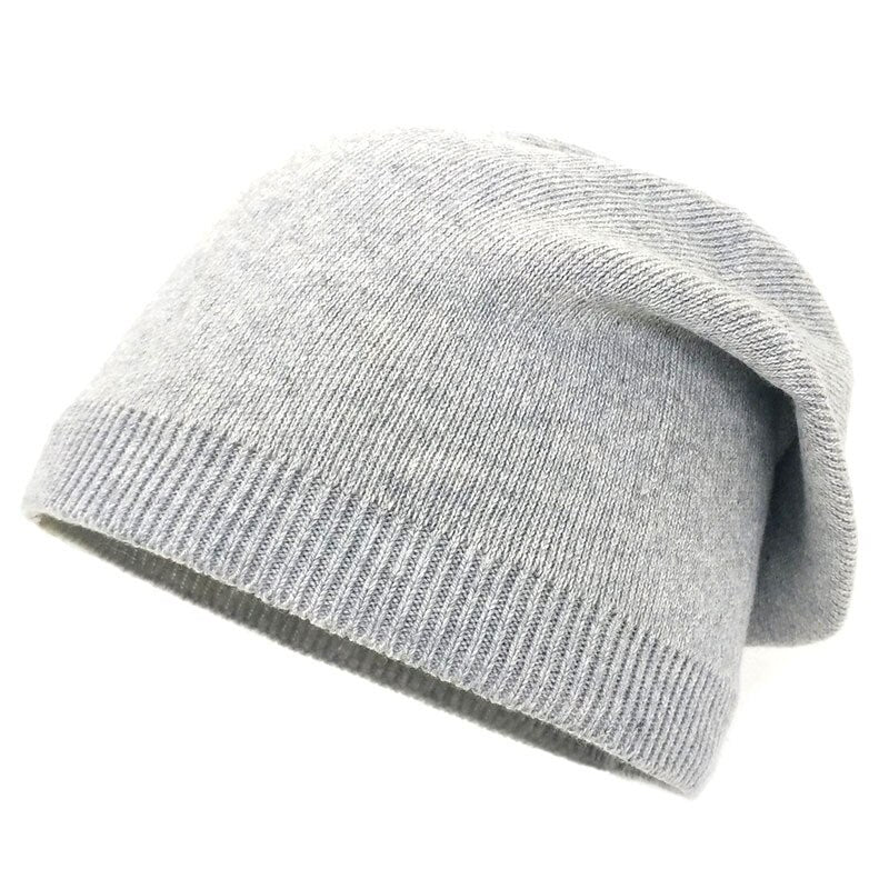 WW Neue Weiche Dünne Gestrickte Mütze | Damenmütze für Draußen