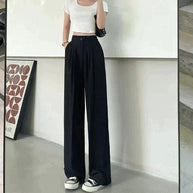 WW - Damen Chic Weite Bein Hosen