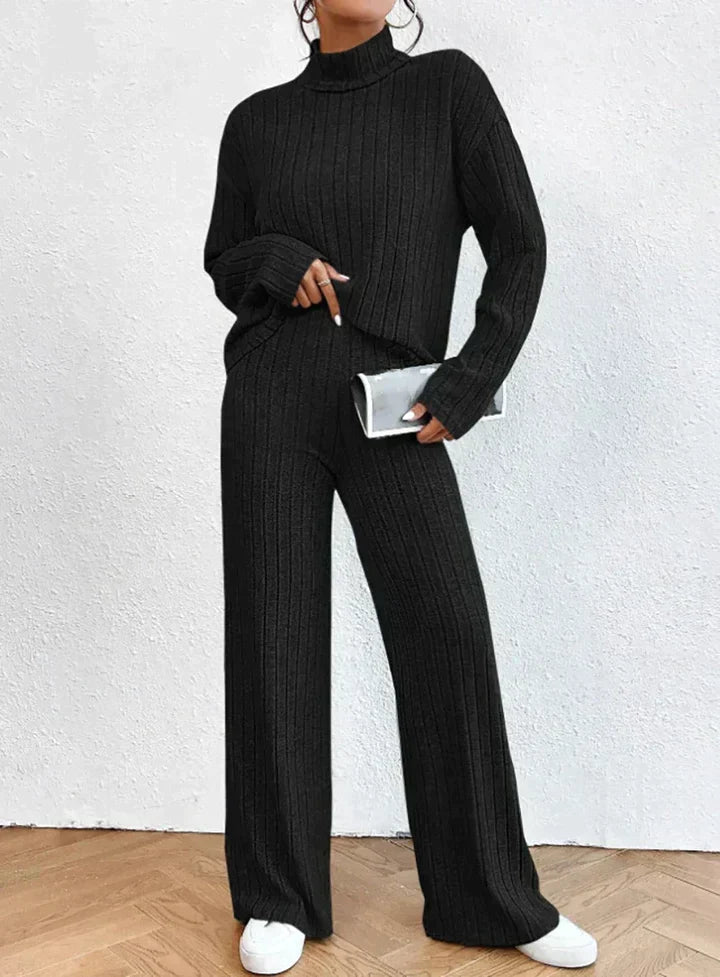 W&W Mode | Strickhose und Rollkragenpullover