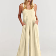 Rosabella™️ - Ärmelloser Jumpsuit mit Weitem Bein