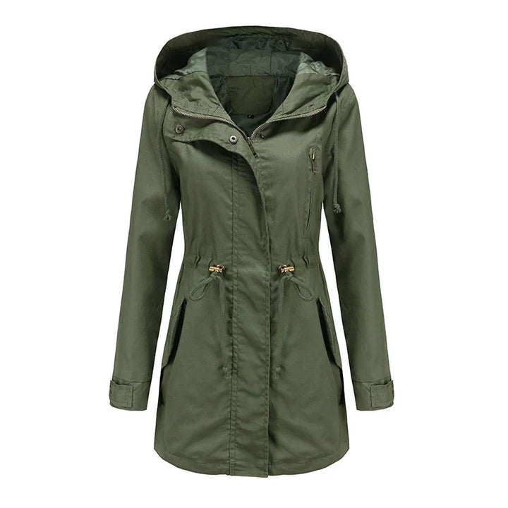 W&W Mode | Baumwoll Trenchcoat Mit Kapuze