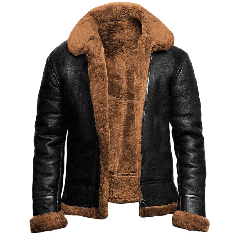 WOLFF | Ravi Leder Winterjacke