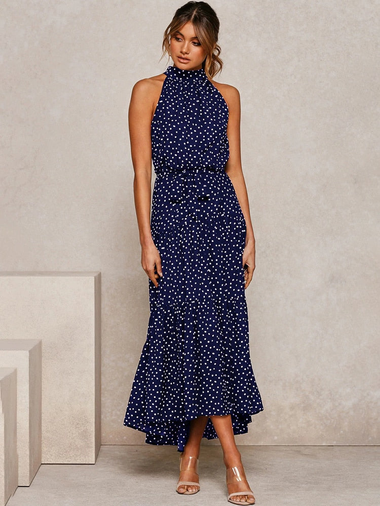 W&W Mode | Polka Neckholder Kleid