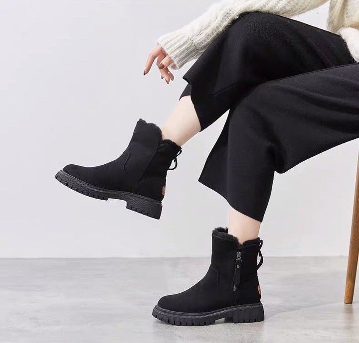 W&W Mode | Moderne Stiefeletten Mit Weichem Fleecefutter