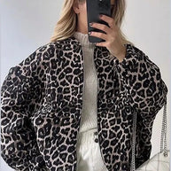WW | Jacke mit Leopardenmuster für Damen