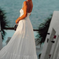 Spaghetti-Träger Freizeitkleid