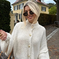WW | Übergroßer Strickjacke Für Damen