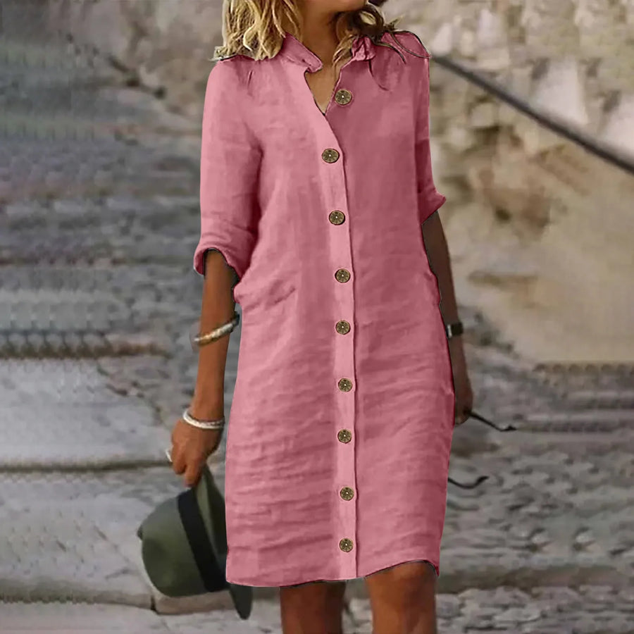 WW | Bewegliches Midi Hemdkleid