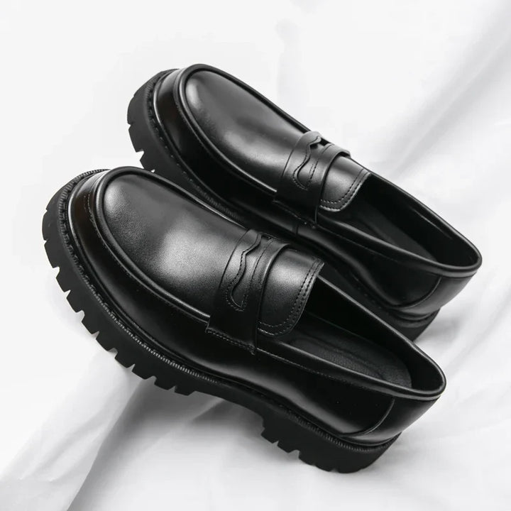 W&W Mode | Premium Geschäftliche Herren Loafers Hohe Sohle