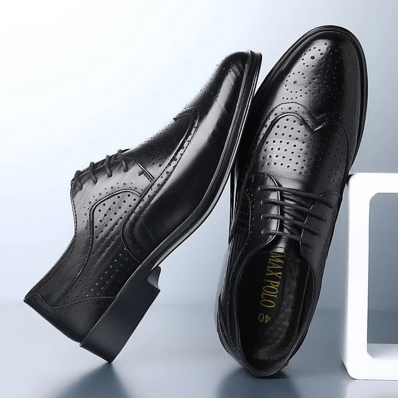 W&W Mode | Bequeme Oxford Herren Business Anzug Schuhe