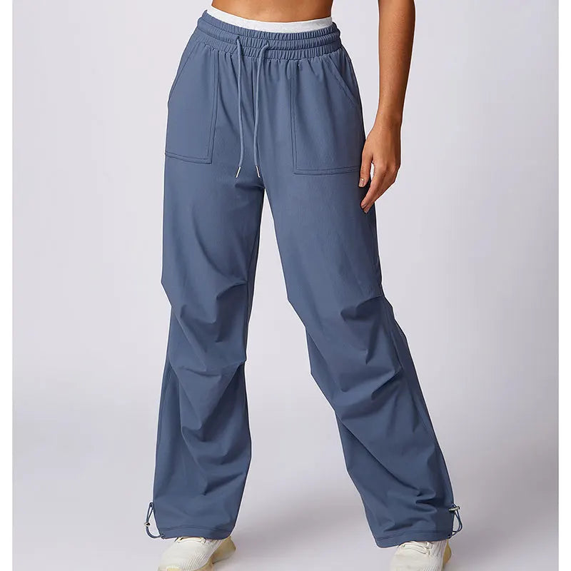 WW | Trocken Damenhose Mit Elastischem Bund Und Taschen