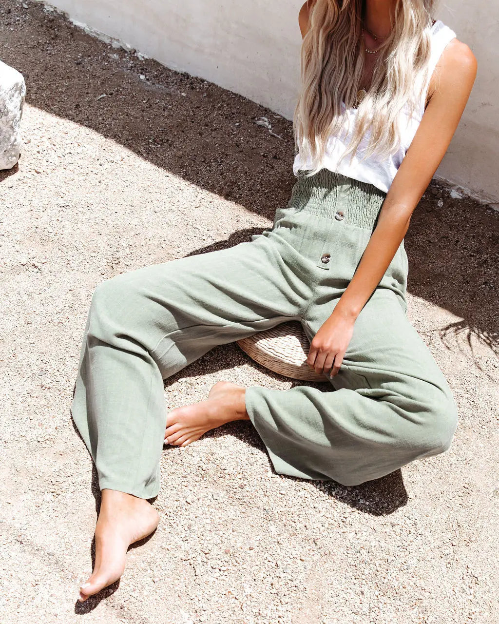 W&W Mode Sommerhose | Bequeme modische Sweatpants mit hoher Taille