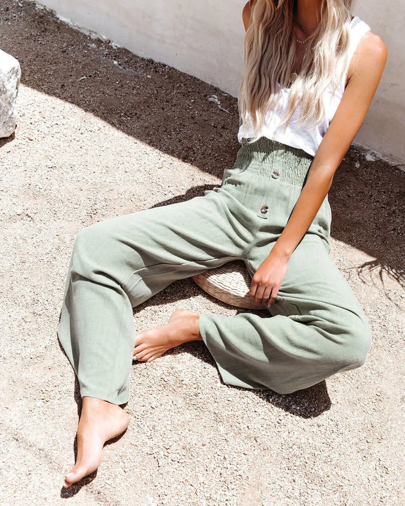 WW Sommerhose | Bequeme modische Sweatpants mit hoher Taille