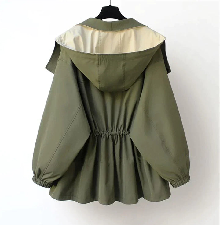 W&W Mode - Mittellange Lockere Damenjacke
