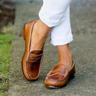 WW | Hochwertige Leder Orthopädische Slipper - Bequeme und Unterstützende Damenschuhe