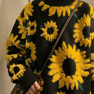 WW - Herren-Baggy-Pullover für Frühling und Herbst im japanischen Retro-Stil