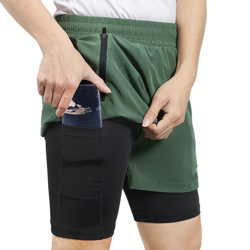 WW | 2 in 1 Laufshorts Herren