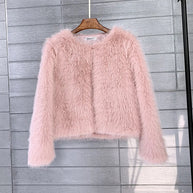 Plüschjacke aus Flausch