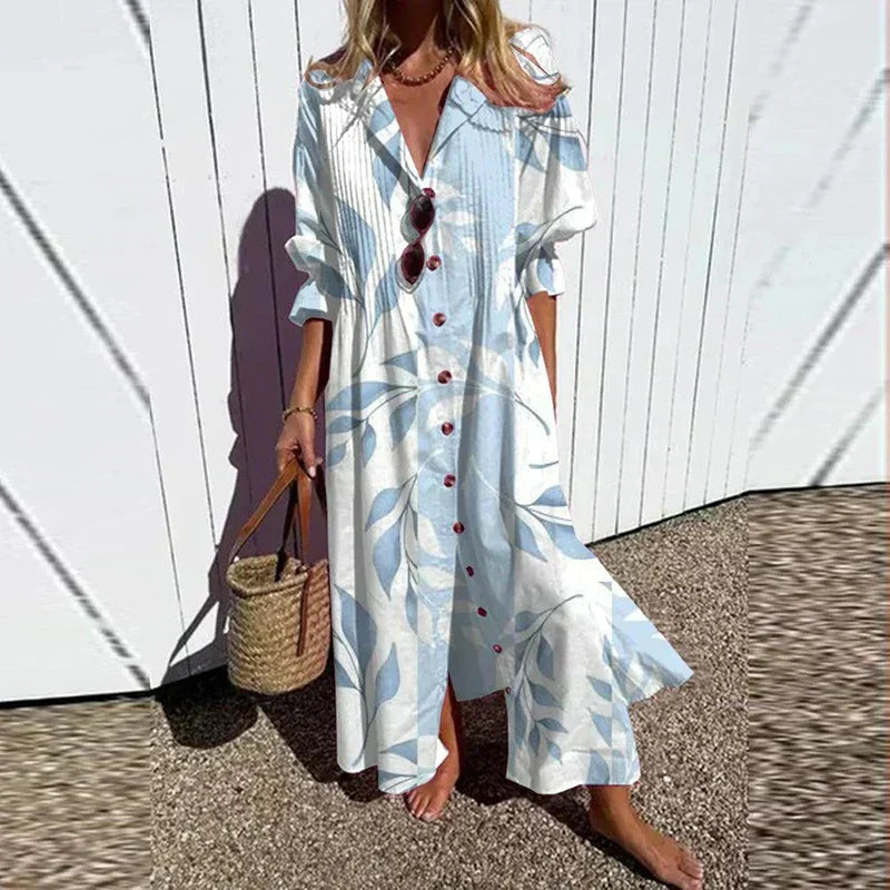 WW | Luxuriöses Frühlings-Bohemian-Kleid