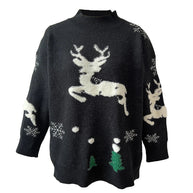 WW -  Hässlicher Weihnachtspulli - Hoher Hals und lange Ärmel