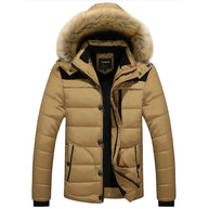 WW | Herren Winterjacke mit Fellkapuze