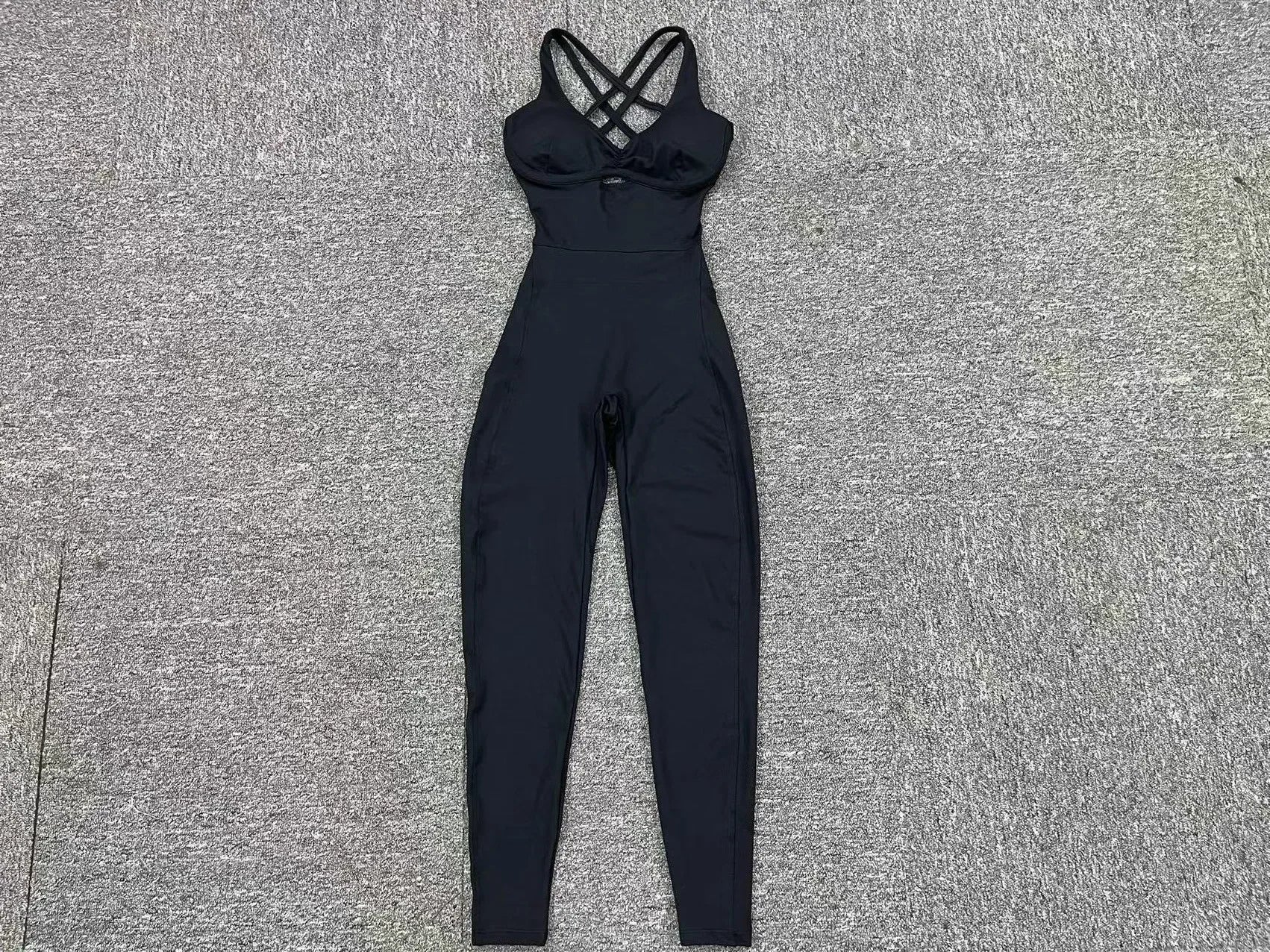 WW | Sportlicher Jumpsuit Frauen Sportbekleidung Push-Up Gym Set Frauen Fitness Overall Lycra Sport Outfit für Frauen Sportbekleidung Yoga Kleidung Pink