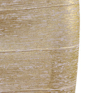 WW | Großhandel Frauen Sommermode Sexy Gold Bronze Bandage Rock Designer Nachtclub Bodycon Bleistiftrock Faldas 46Cm