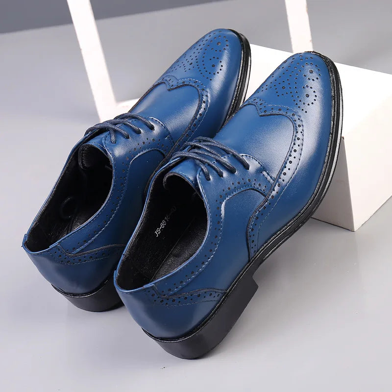 W&W Mode | Bequeme Oxford Herren Business Anzug Schuhe