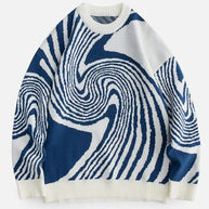 Vintage Strick Unisex-Pullover