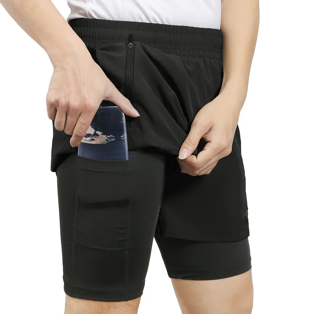 WW | 2 in 1 Laufshorts Herren