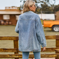 WW Die Vintage Jeansjacke unter Ihrem Mantel