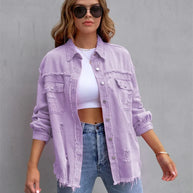 Casual Damen Jeansjacke