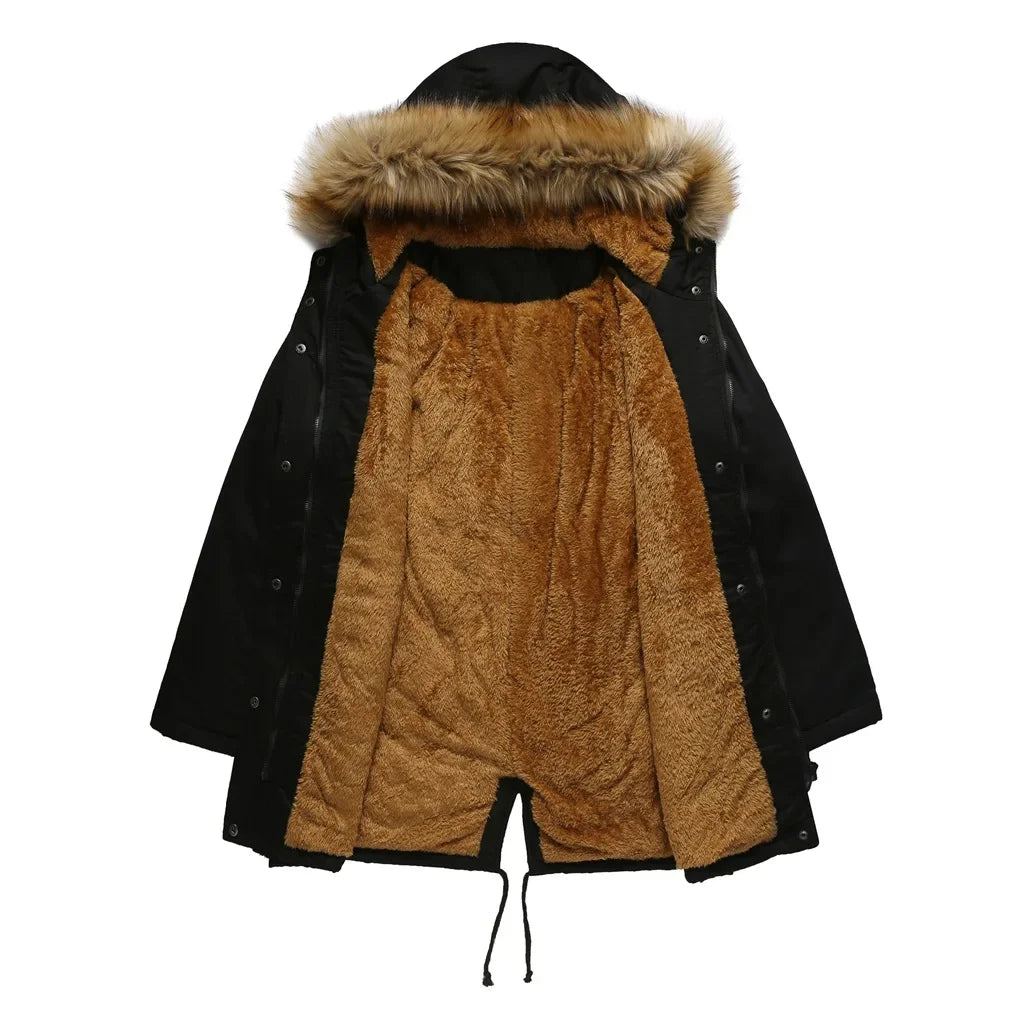 W&W Mode - Lange Parka mit Pelz