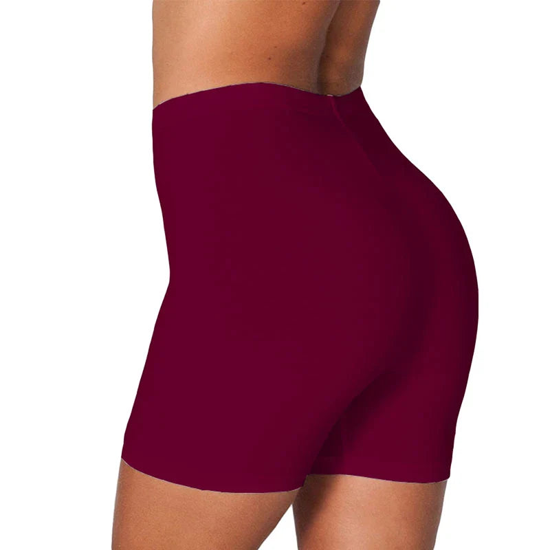 WW | High Waist Stretch Fit Fahrradshorts Atmungsaktive Slim Athleisure Unterteile