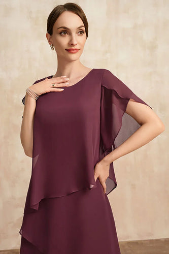 WW | Plus Size Gestuftes Midi Kleid