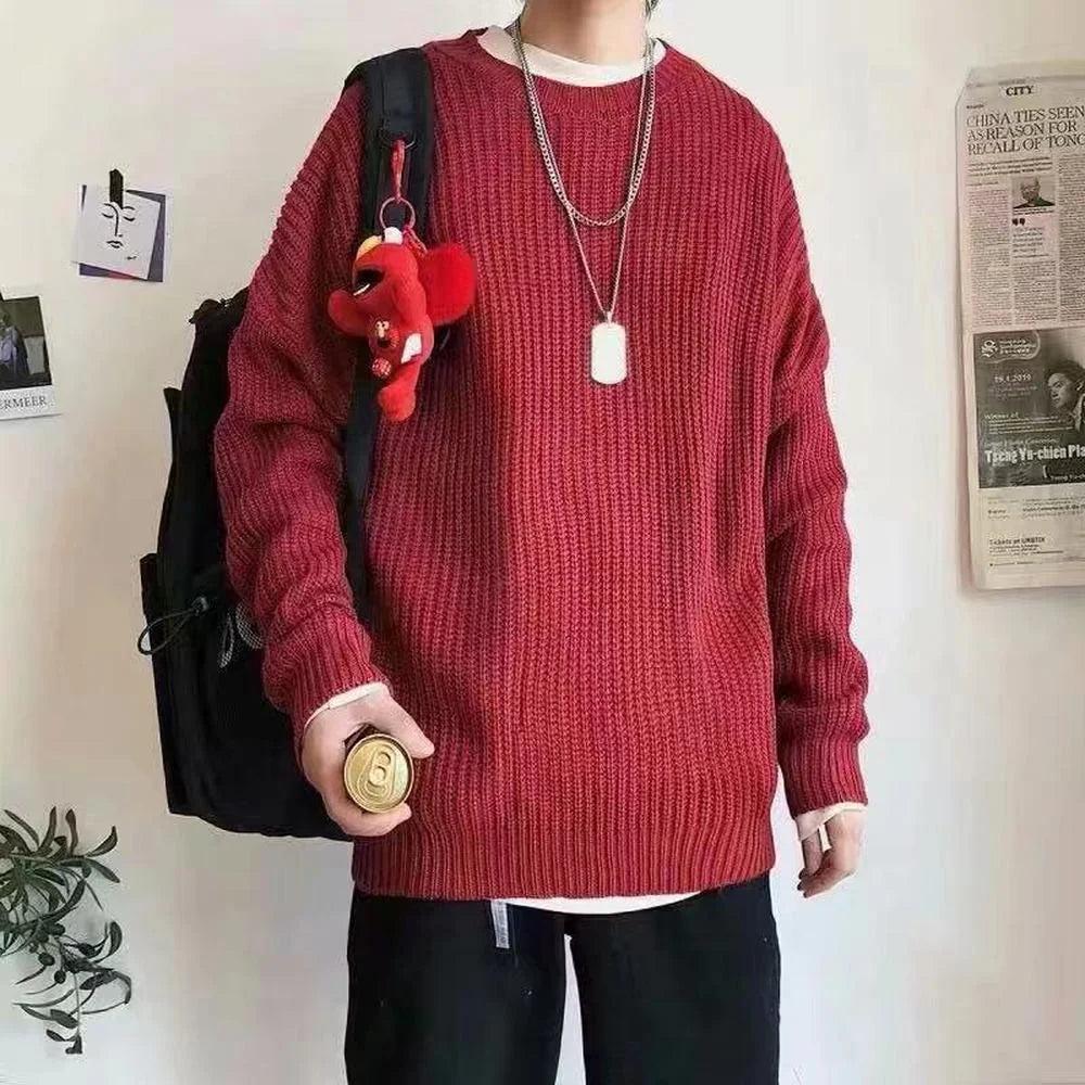 W&W Mode - Herren Slim Fit Wollpullover für den Herbst