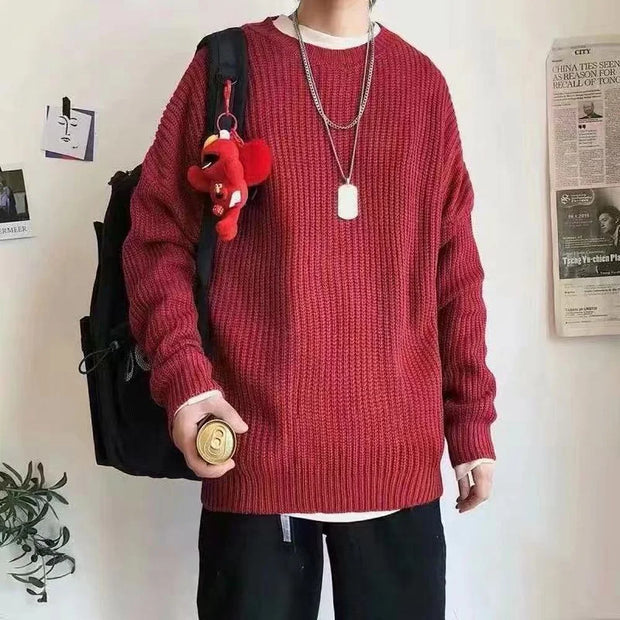 WW - Herren Slim Fit Wollpullover für den Herbst