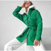 gesteppte Jacke mit Druckknöpfen