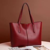 WW | Damen Schultertasche Aus Hochwertigem Pu Leder Mit Großem Fassungsvermögen
