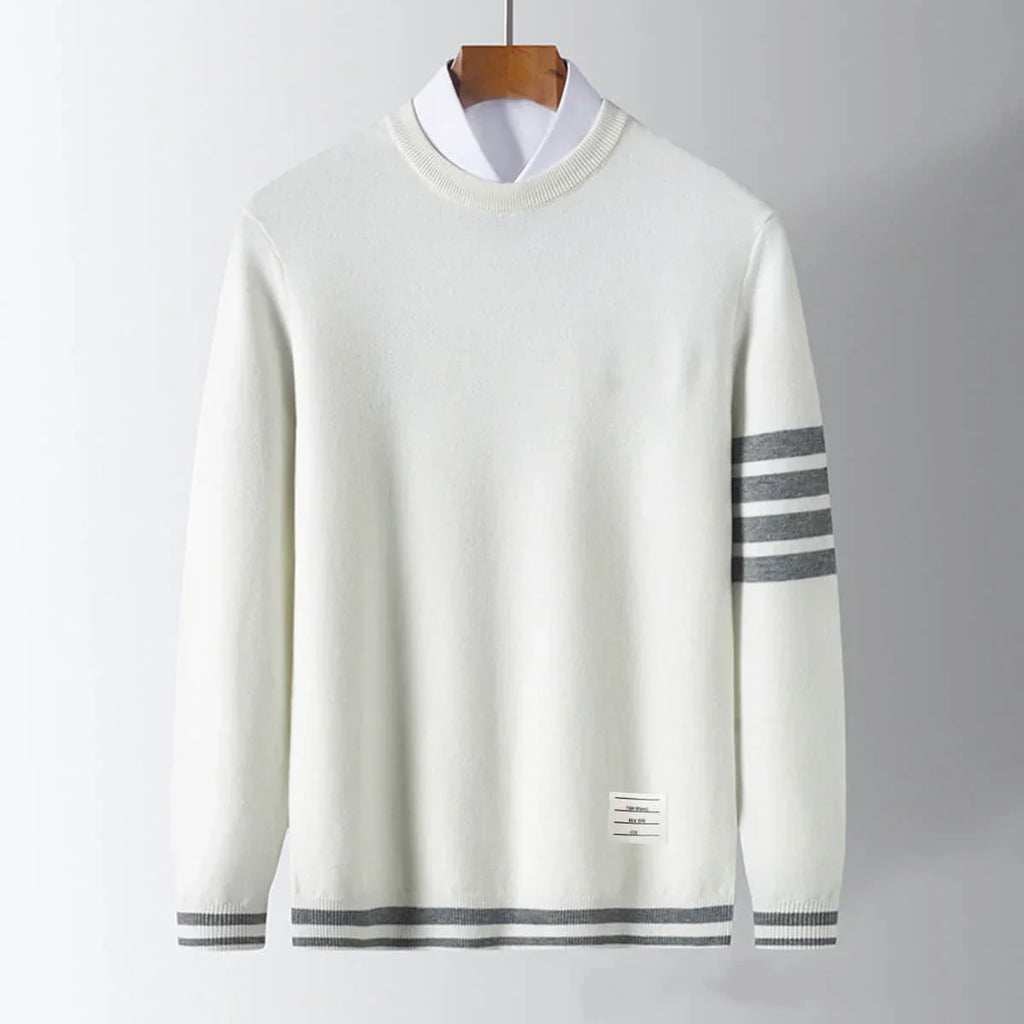 WW | Lässig Stilvoller Pullover Mit Rundhalsausschnitt Für Herren