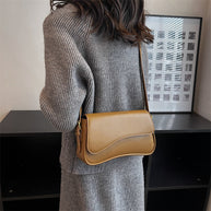 WW Vintage Leder Crossbody-Taschen | Kleine Umhängetasche | Stilvolle Armpit Handtaschen und Geldbörsen