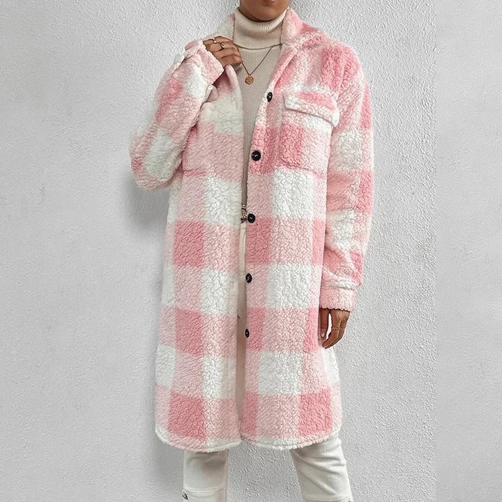 W&W Mode | Karierte Damenjacke mit Polarfleece