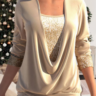 WW | Stilvolle Glitzerbluse