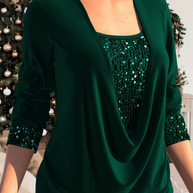WW | Stilvolle Glitzerbluse