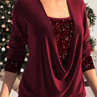 WW | Stilvolle Glitzerbluse