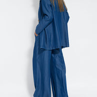 WW | Damen Elegantes 2-teiliges Leinenset