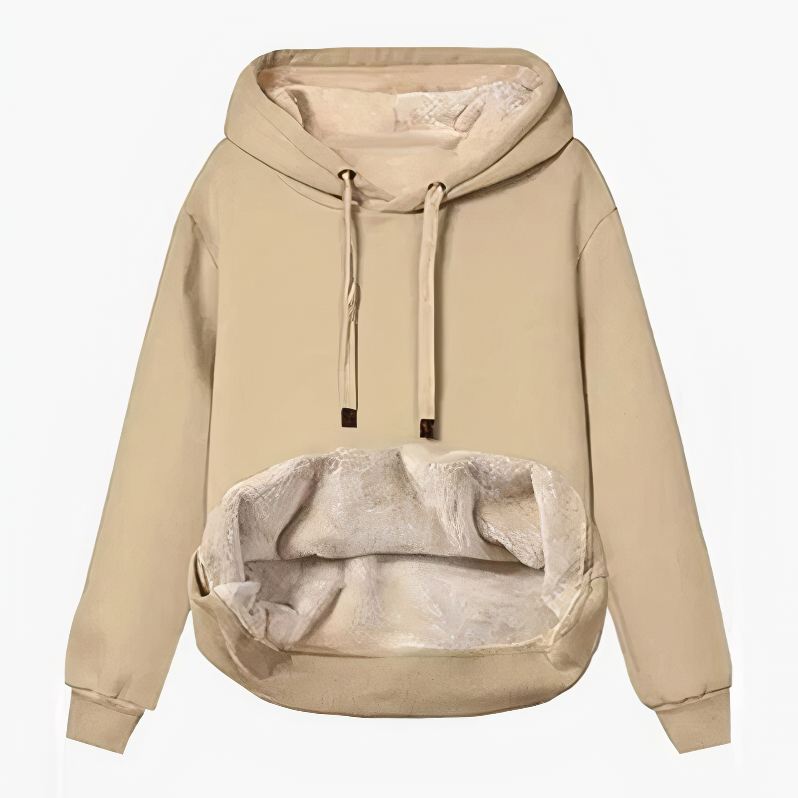 WW - Hoodie Gefüttert Mit Fleece