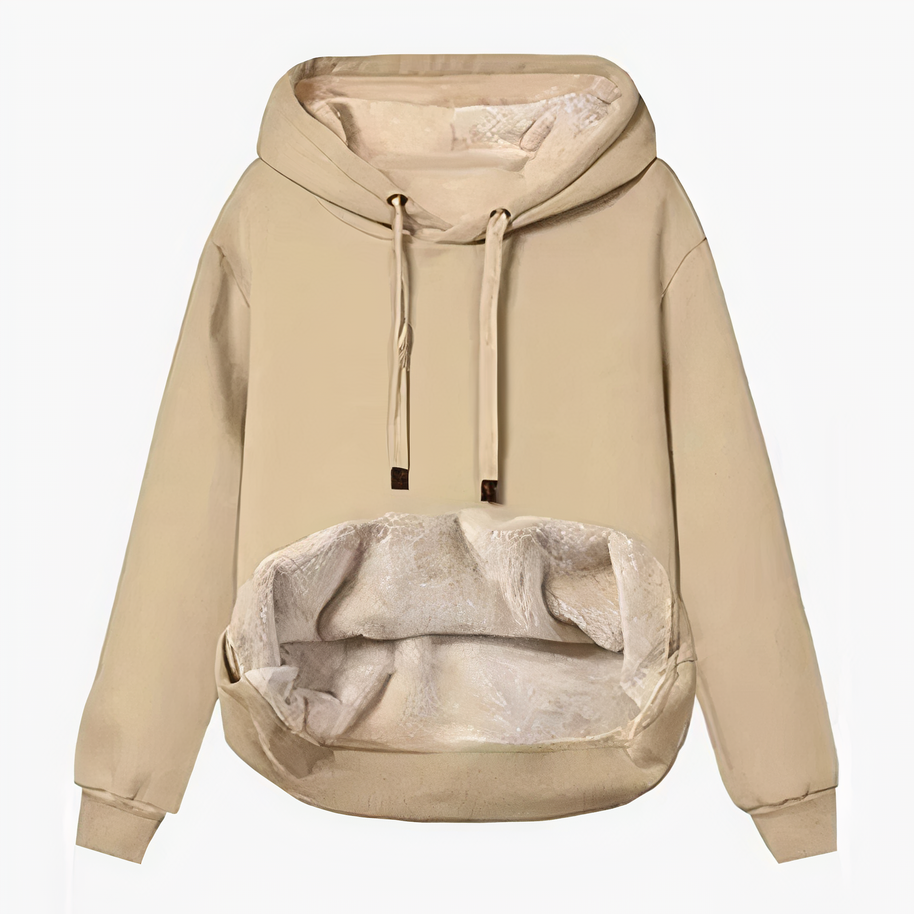 WW - Hoodie Gefüttert Mit Fleece