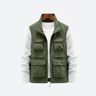 WW | Herrenjacke Mit Mehreren Reißverschlusstaschen